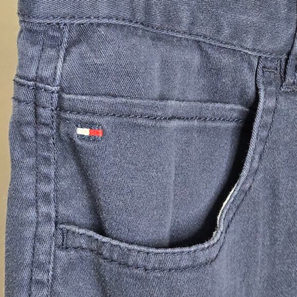 TOMMY HILFIGER Youth Navy Blue Pants Size 18 w/ Adjustable Elastic Button Waist - Picture 4 of 8
